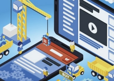 TasklyHub Featured Blog Image of Mobile App Being Built