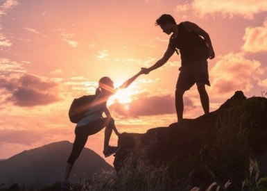TasklyHub Featured Blog Image Pof people climbing mountain