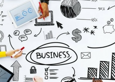 TasklyHub Featured Blog Image of business text